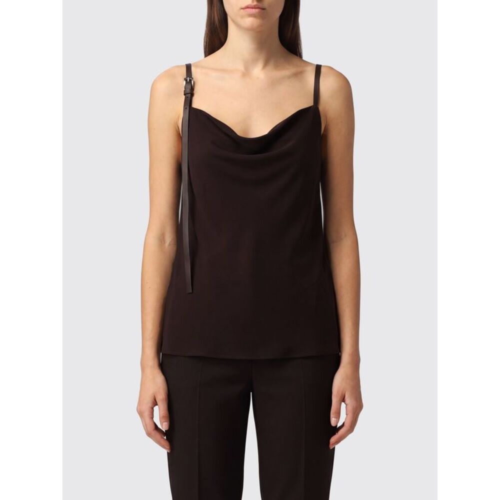 Semicouture Top Woman Brown